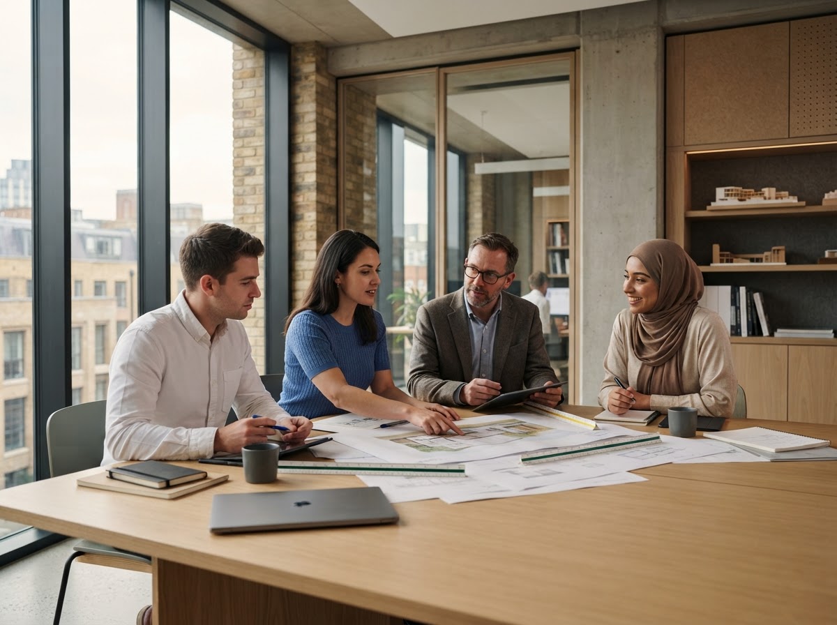 Summit Rendon analysts reviewing portfolio data from a remote workspace